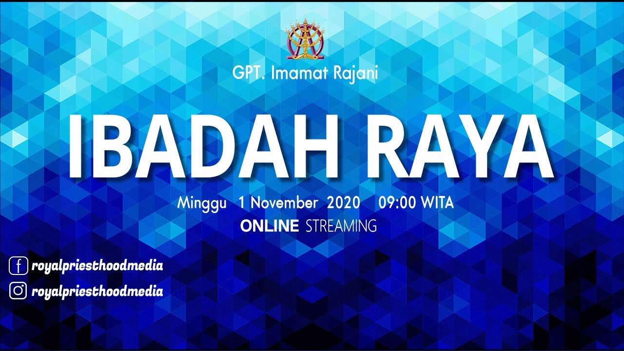Ibadah Raya 1 November 2020 l GPT Imamat Rajani