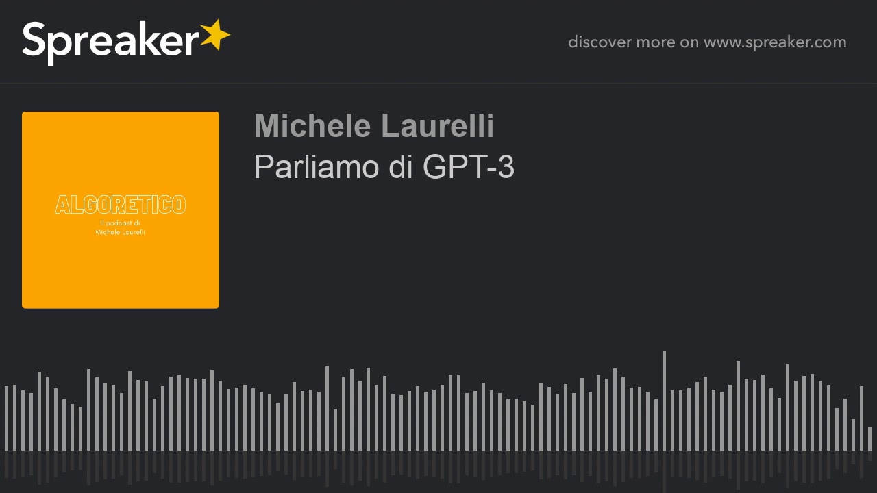 Parliamo di GPT-3