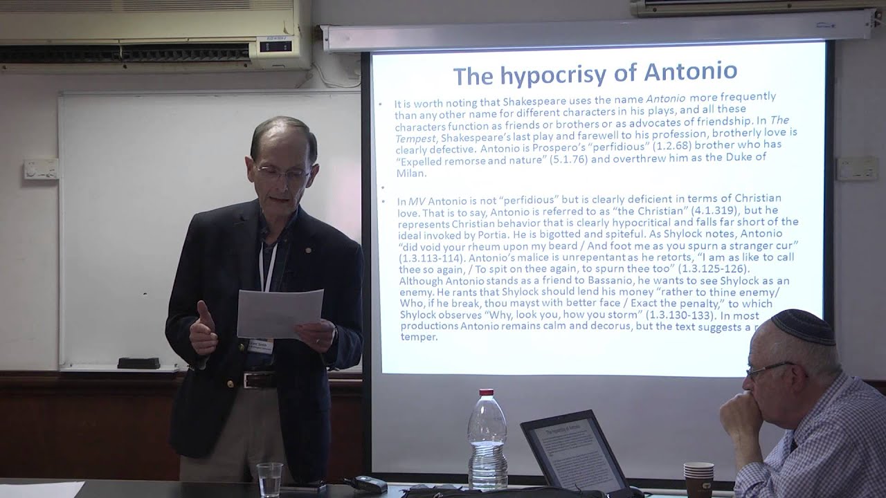 The Semiotics of Antonio and Shylock – Prof. Grant Smith