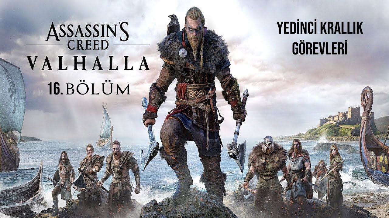 Assassin's Creed Valhalla 16.Bölüm Türkçe Yama 7.Krallık görevleri [OpenAI GPT-3 Translate ile