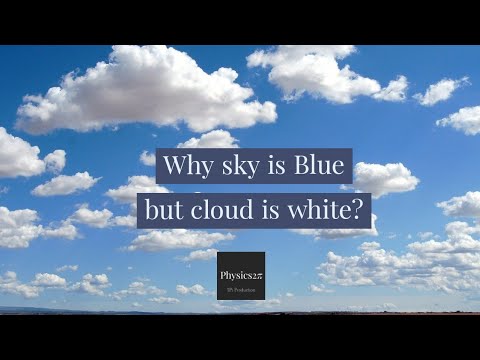 Why Sky is Blue and Cloud is White?