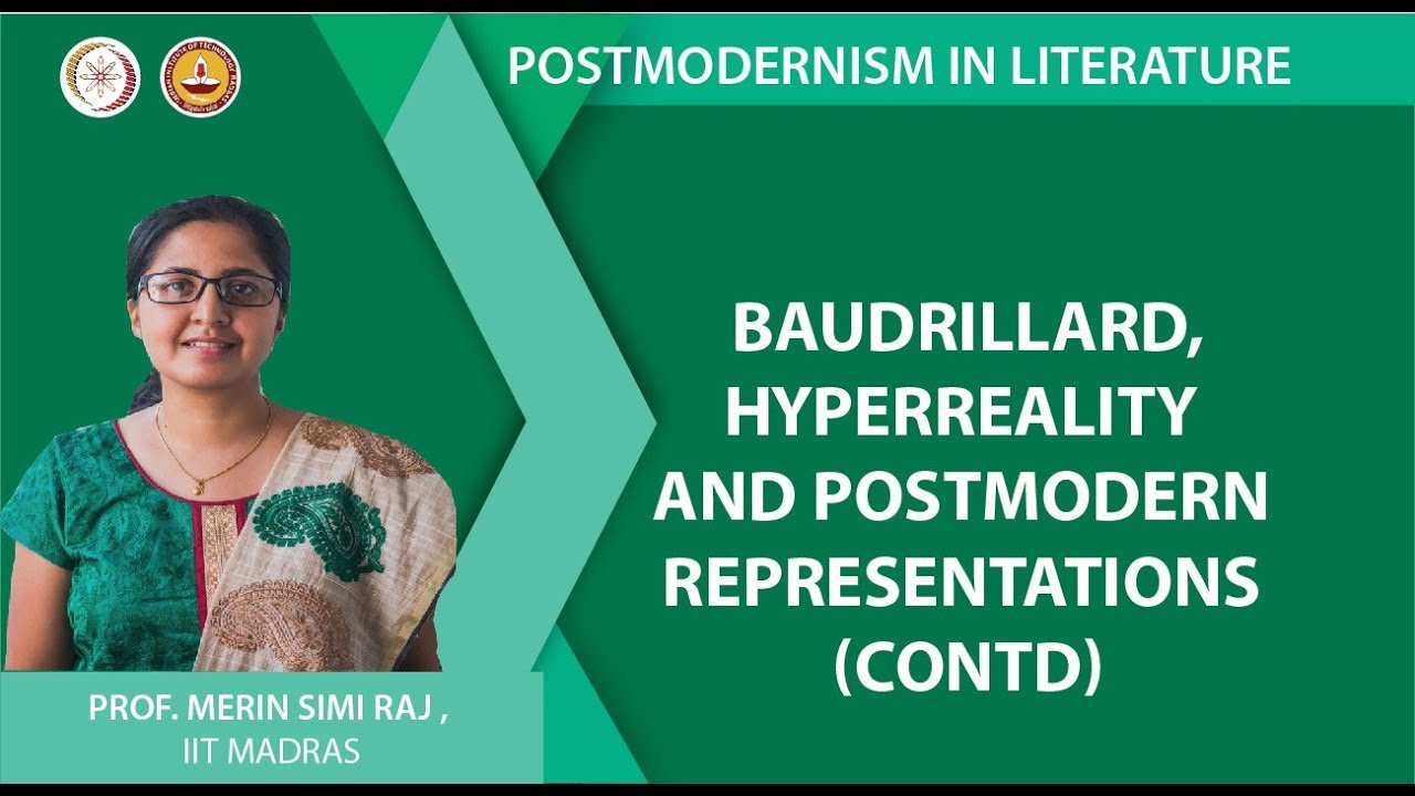 Baudrillard,Hyperreality and Postmodern representations ( Continued )