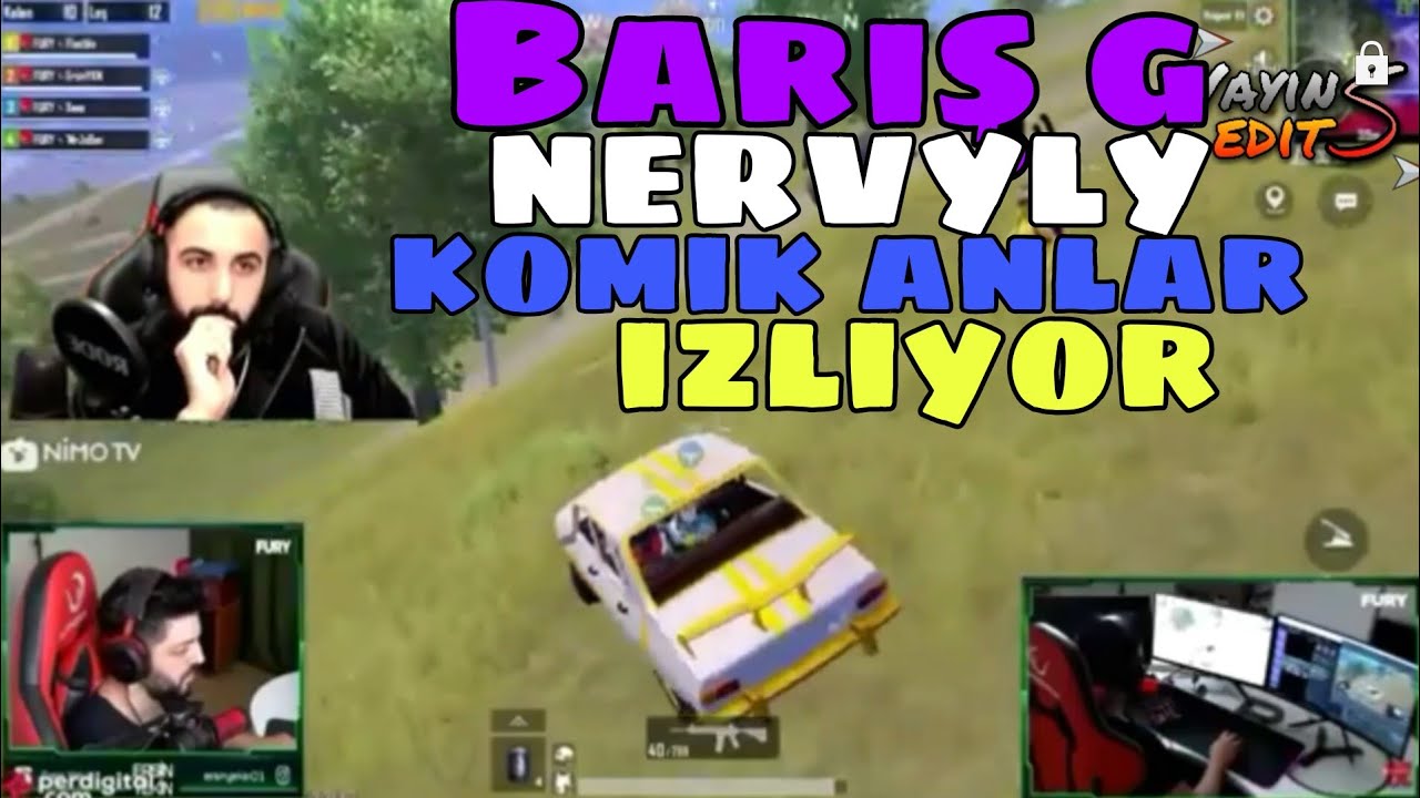 BARIŞ G NERVYLY KOMİK ANLAR İZLİYOR.BARIS G İZLİYOR