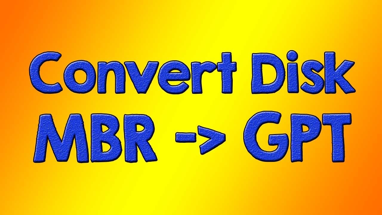 Convert Partition Style MBR to GPT No Data Loss | Tech Arkit