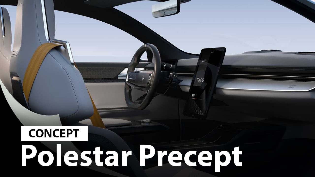 Polestar Precept Concept. Updated design language, new materials, and technologies.