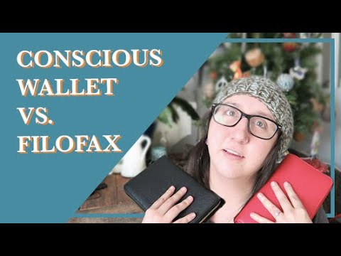 Conscious Wallet VS. Filofax Wallet