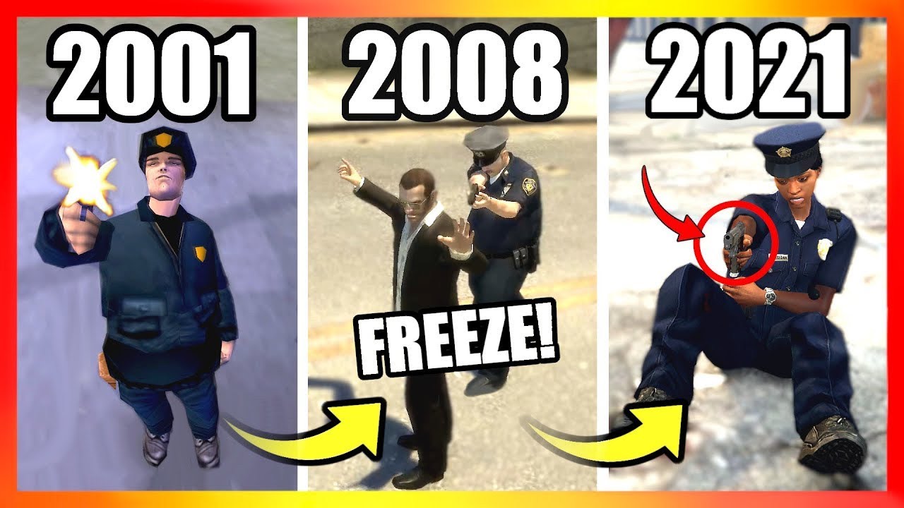 Evolution of COPS LOGIC #3 in GTA Games (2001-2021)
