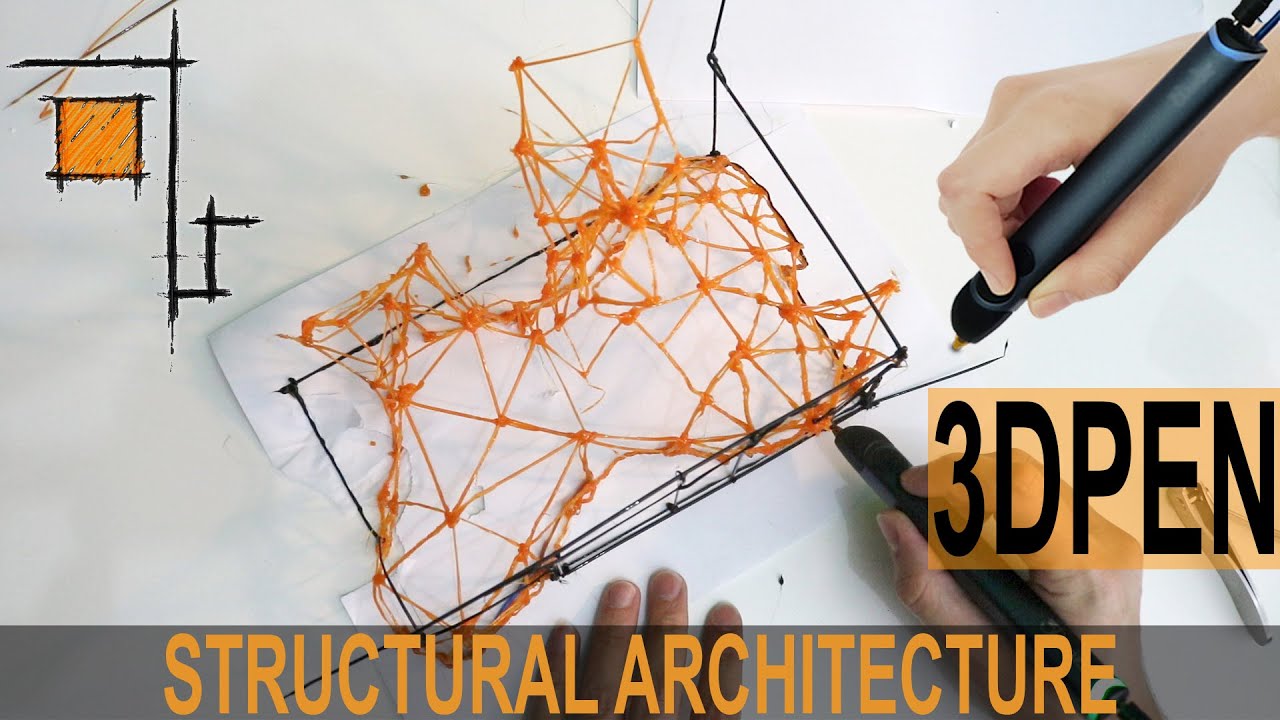 3Doodler 3d pen Structural Architecture – Museum concept