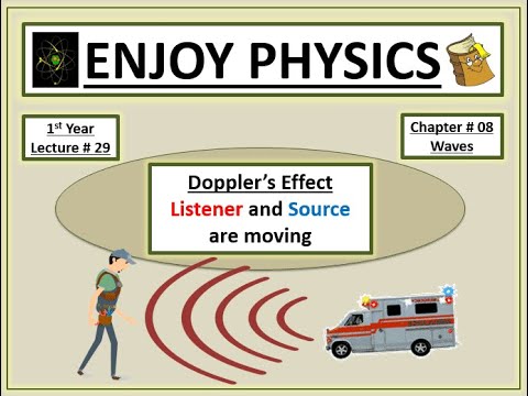 Doppler effect Source and observer moving | in Urdu / Hindi | 1st year physics lecture 29