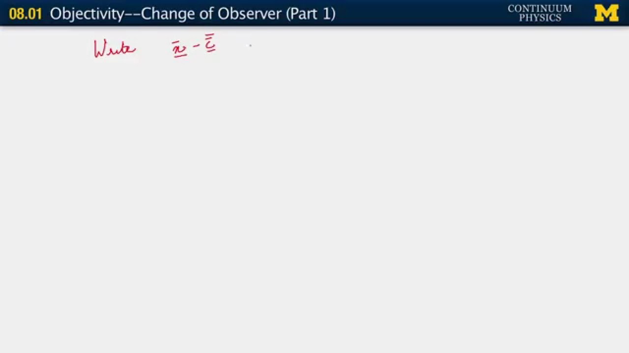 08.01. Objectivity–change of observer