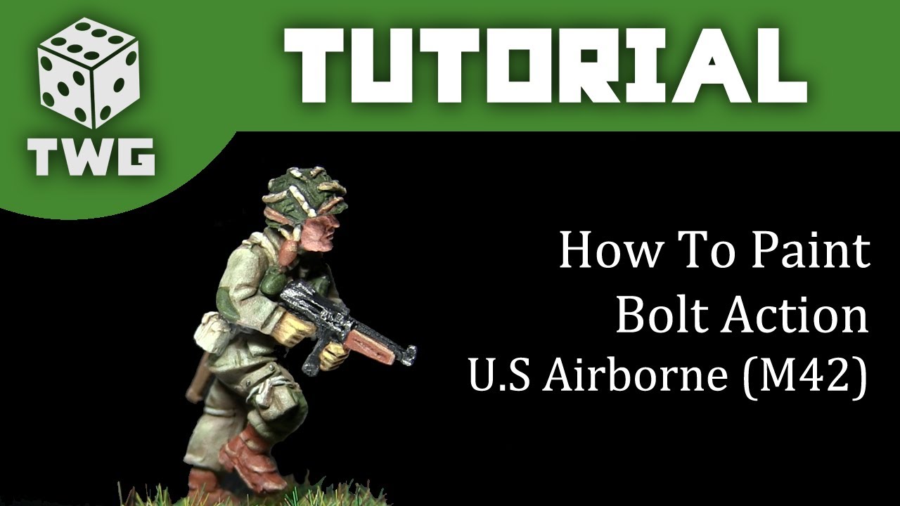 Bolt Action Tutorial: How To Paint U.S Airborne M42 Uniform