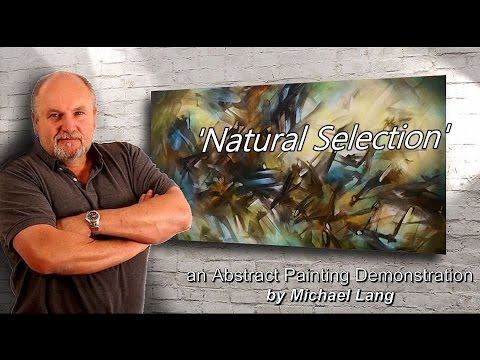 Fun Easy Painting, Abstract Art, Michael Lang Design, Real Time
