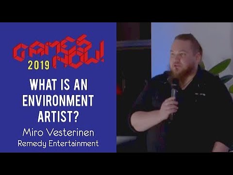 Miro Vesterinen: What is an environment artist? – Games Now! @ Theme Park Finland