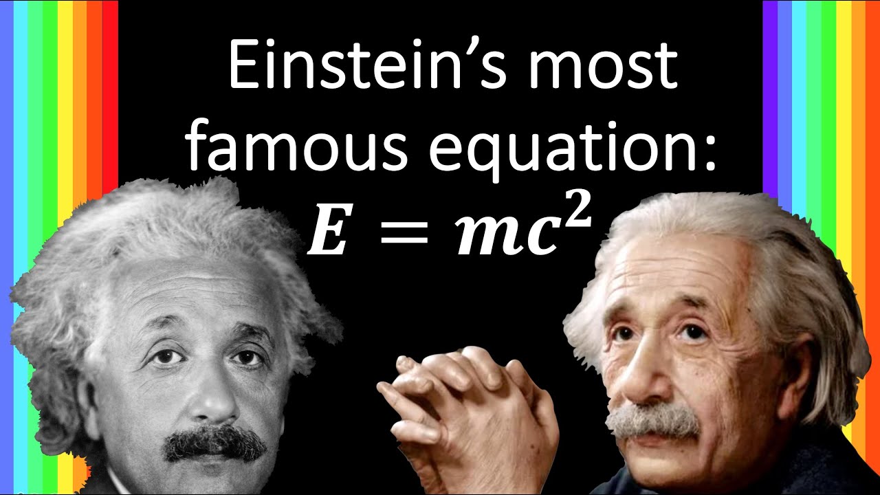 Deriving Einstein's most famous equation: Why does energy = mass x speed of light squared?