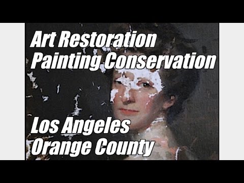 Art Restoration Painting Conservation Los Angeles Orange County CA