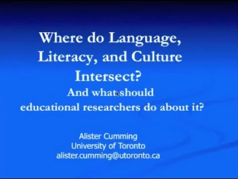 "Where do Language, Literacy, and Culture Intersect?" by Alister Cumming