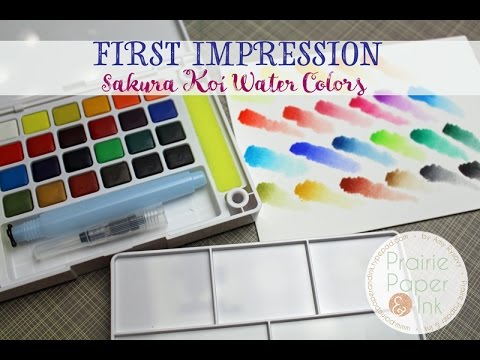 Sakura Koi Water Colors | First Impression & Review