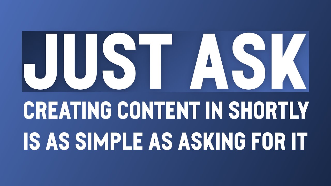 The Easiest Way to Create Content With GPT-3 AI: Just Ask ShortlyAI