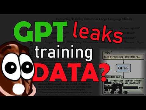 Leaking training data from GPT-2. How is this possible?
