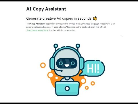 AI Copy Assistant Powered by GPT-3