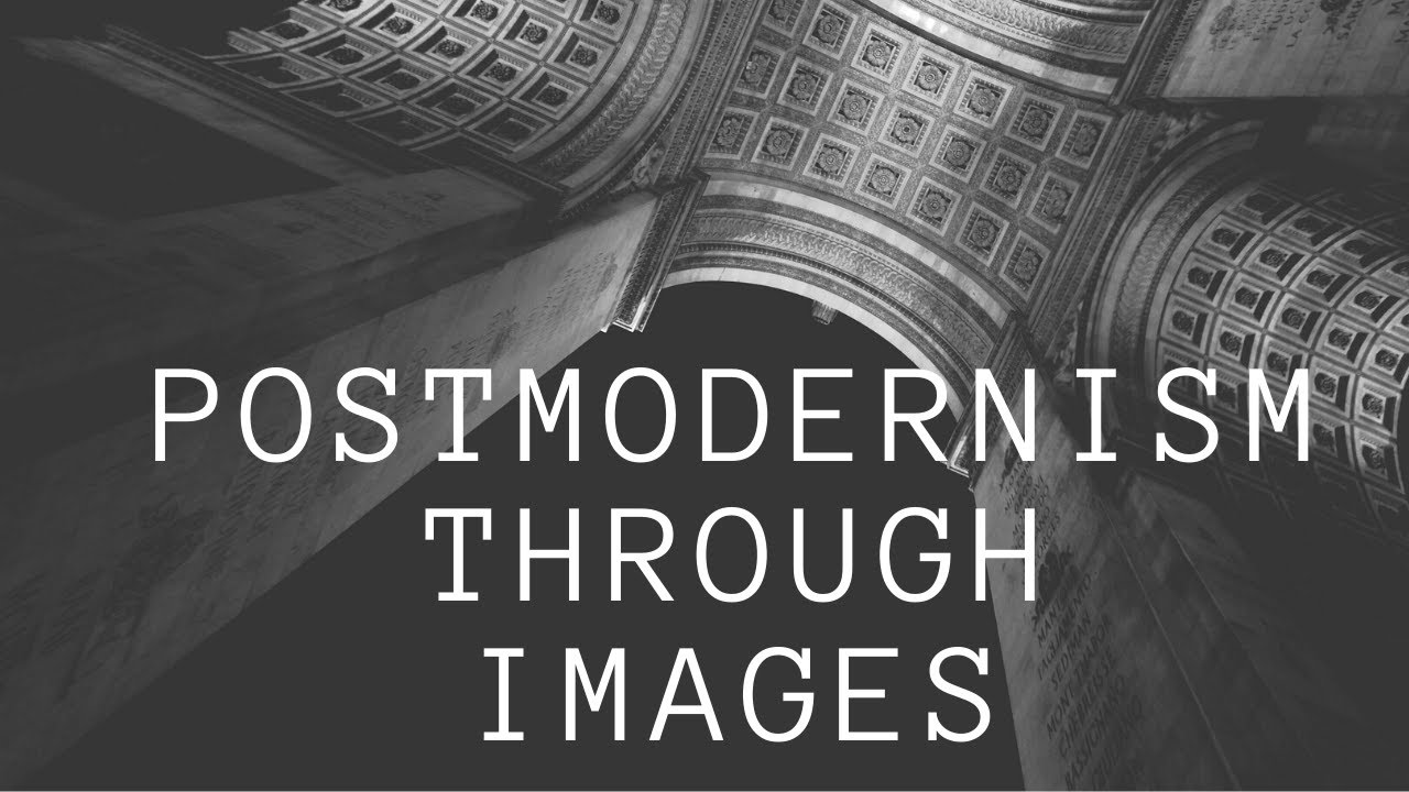S 3 MA English Literature #Postmodernism through Images #literary theory