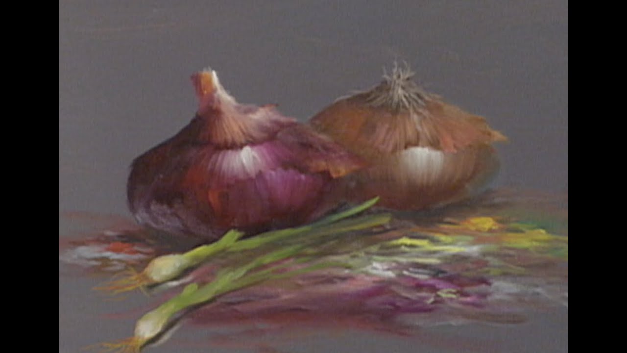 The Beauty of Oil Painting, Series 1, Episode 22 " Onion Still Life "