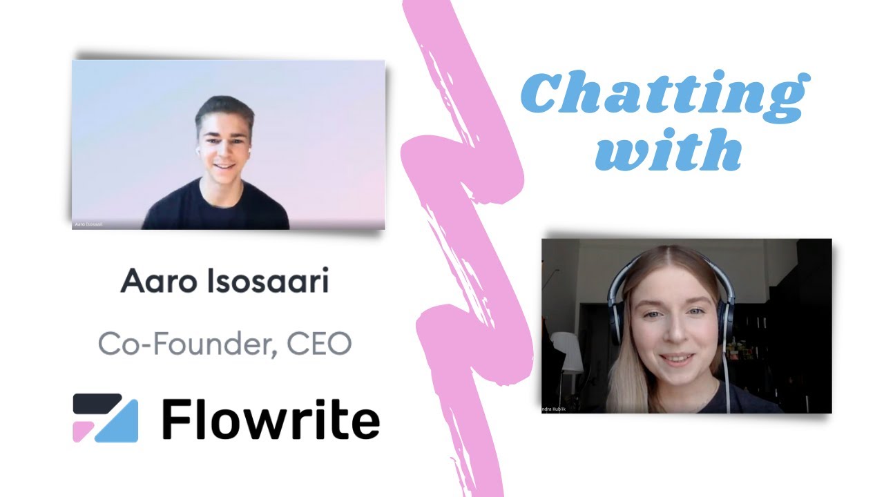 Building a GPT 3 productivity startup | Interview with Flowrite CEO Aaro Isosaari