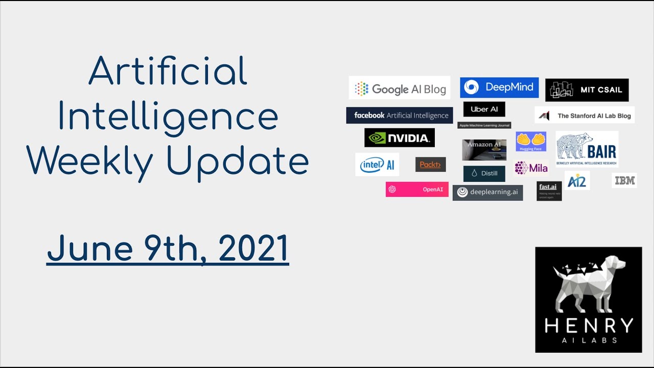 AI Weekly Update – June 9th, 2021 (#34!)