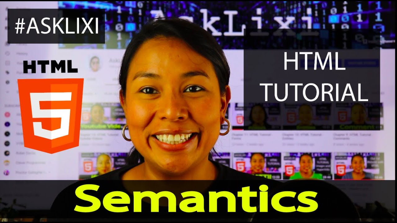 Chapter 15: HTML Tutorial – Semantics