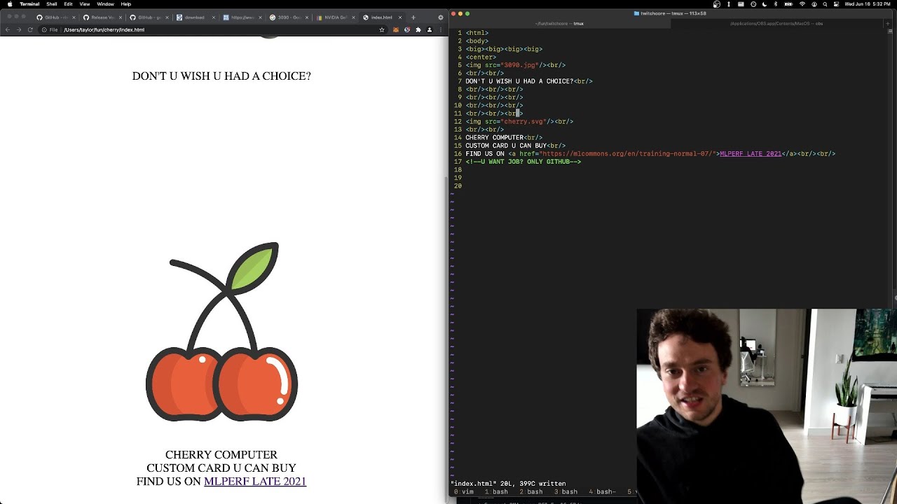 George Hotz | Programming | cherry computer: vectors and tinygrad | Science & Technology