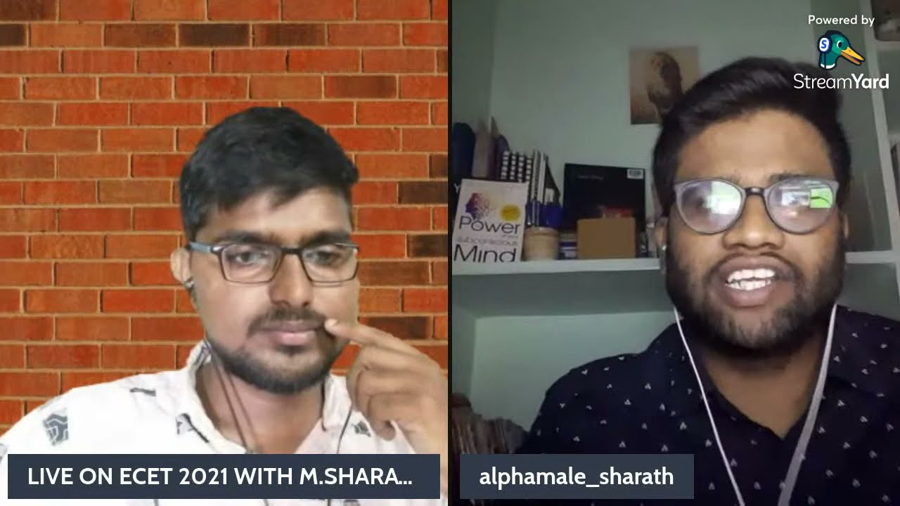 LIVE ON ECET 2021 WITH M.SHARATH