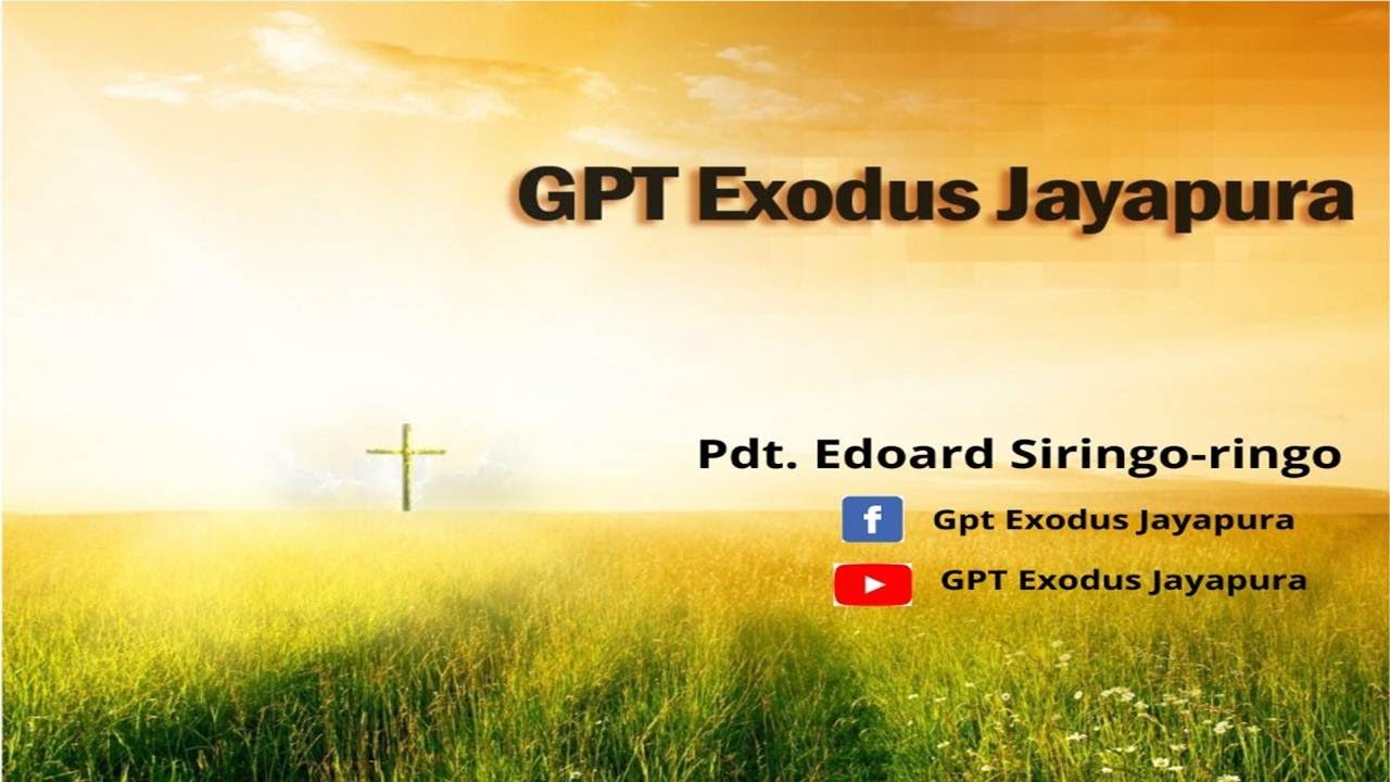 Ibadah Pendalaman Alkitab Dan Perjamuan Suci | 25 Juni 2021 | GPT Exodus Jayapura