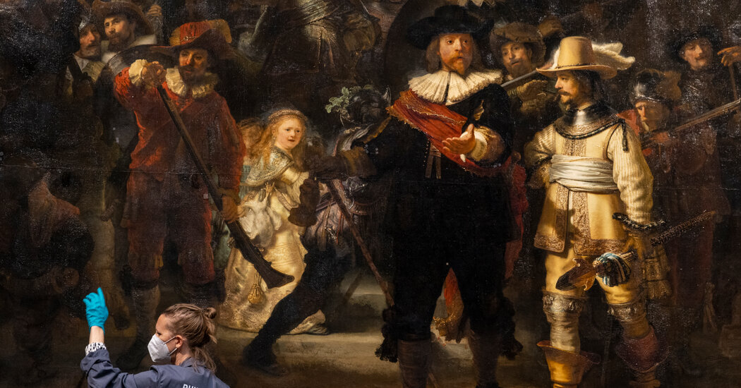 Rembrandt’s Damaged Masterpiece Is Whole Again, With A.I.’s Help