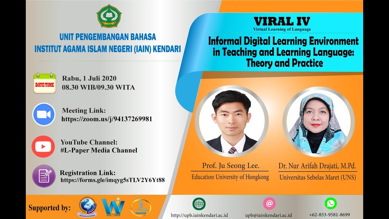 Informal Digital Learning Environment in Teaching and Learning Language: Theory and Practice VIRAL#4