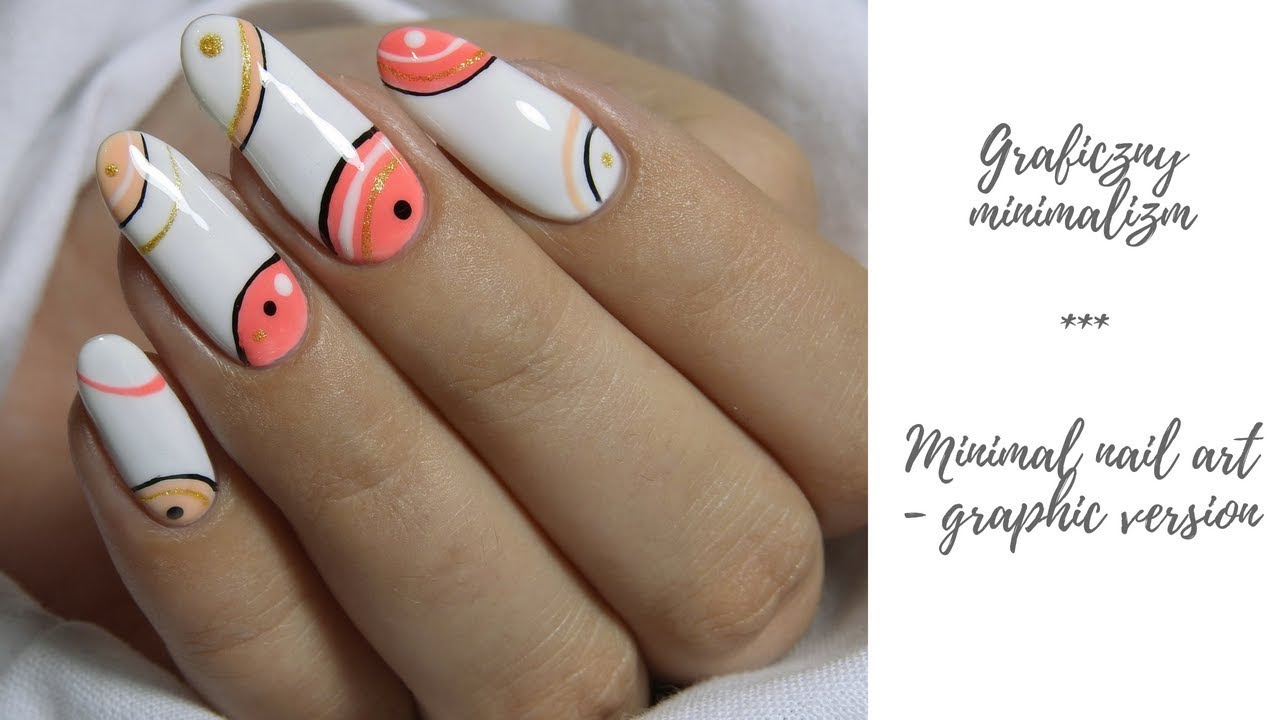 Proste wzorki: Graficzny minimalizm || Simple nail art: Colorful minimalistic nails