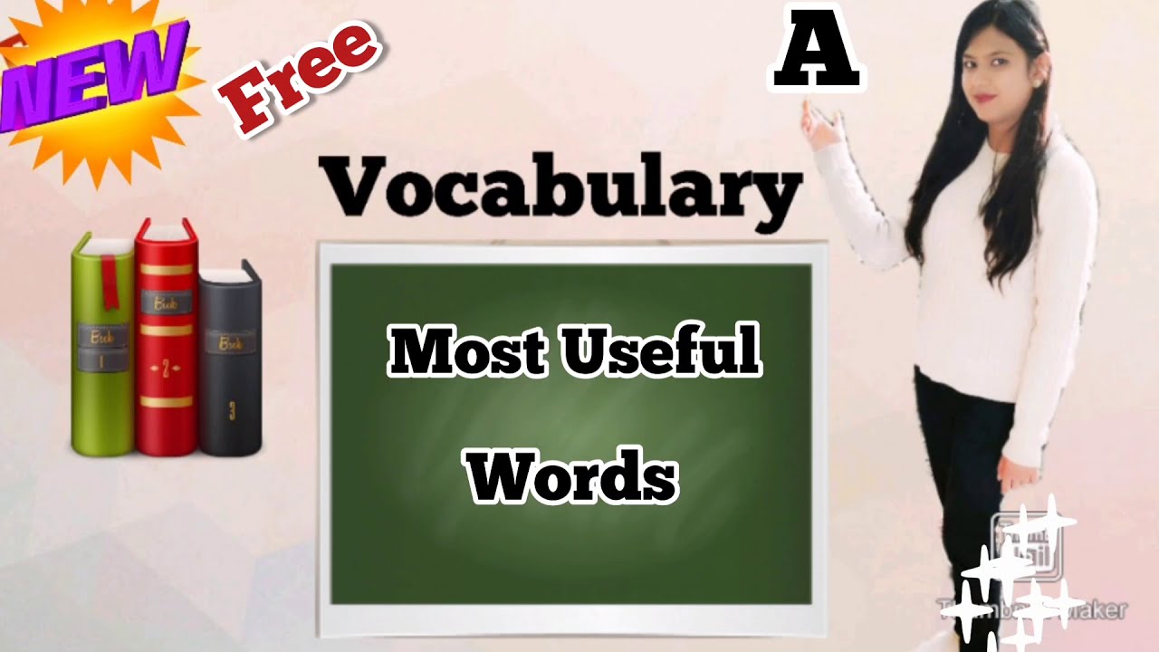 Vocabulary learning of Alphabet "A" with Meaning, Examples, Pronunciation and Explanation..