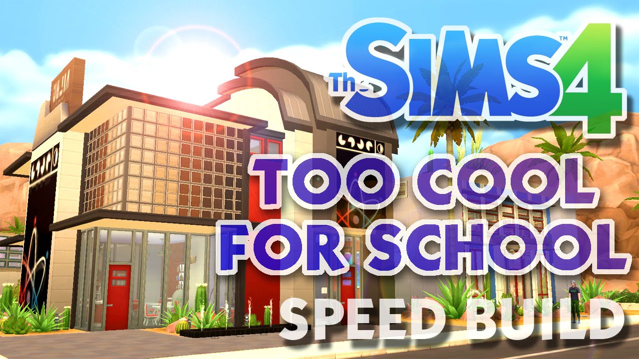 The Sims 4 -Speed Build- TOO COOL FOR SCHOOL! (Post-Modern Art Museum) Collab w/ Simproved