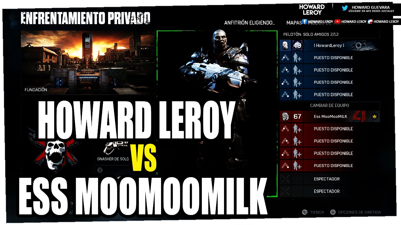LA REVANCHA – Howard Leroy vs Ess MooMooMiLK – 1vs1 #2 (Gears of War 4)