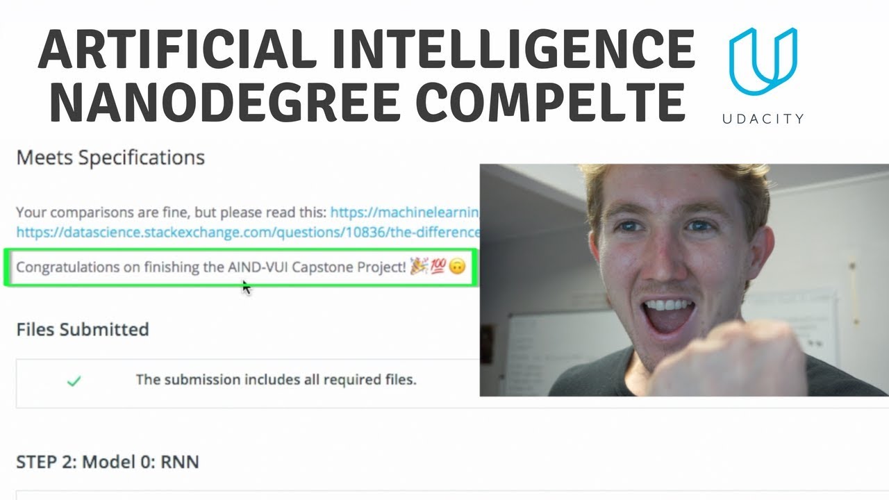 Finishing the Udacity Artificial Intelligence NANODEGREE | Learning Intelligence 34