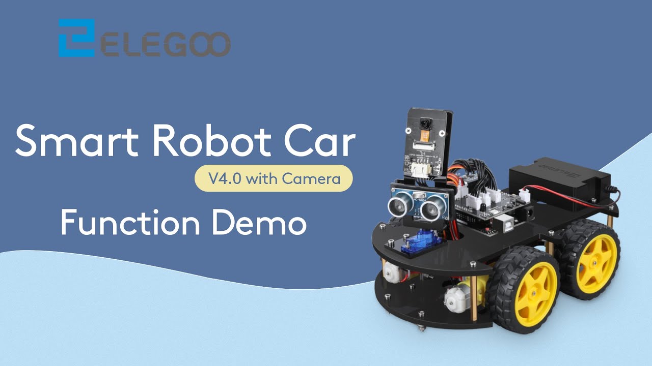 How to play with ELEGOO Smart Robot Car V4.0 with Camera?