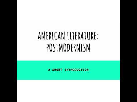 Postmodernism – American Literature #postmodernimpulse #modernism #postmodern literature