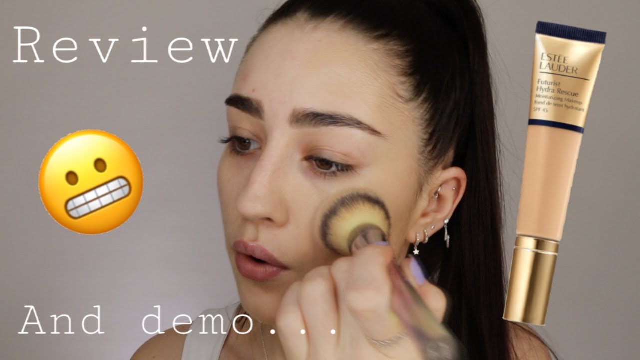 REVIEW & DEMO OF NEW ESTEE LAUDER FUTURIST HYDRA FOUNDATION… AS GOOD AS DOUBLE WEAR???