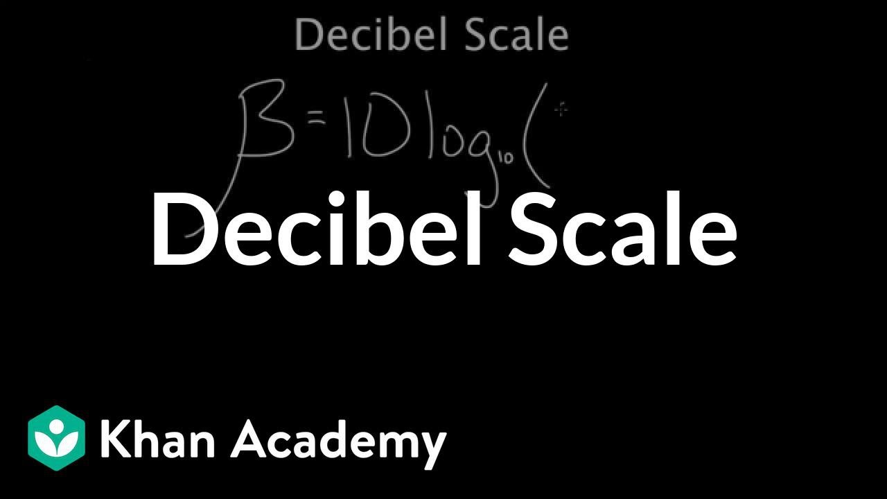 Decibel Scale | Mechanical waves and sound | Physics | Khan Academy