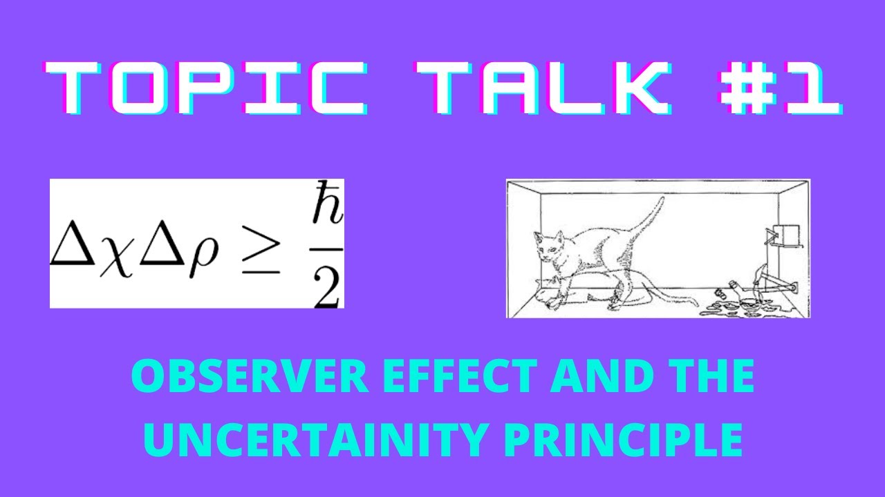 TOPIC TALK #1 || THE OBSERVER EFFECT AND HEISENBERG'S UNCERTAINITY PRINCIPLE || BHASKAR MISHRA