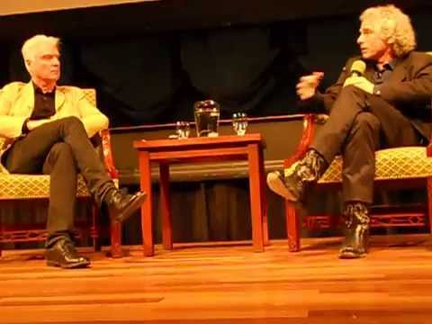 David Byrne & Steven Pinker in Boston MA 9/24/2012