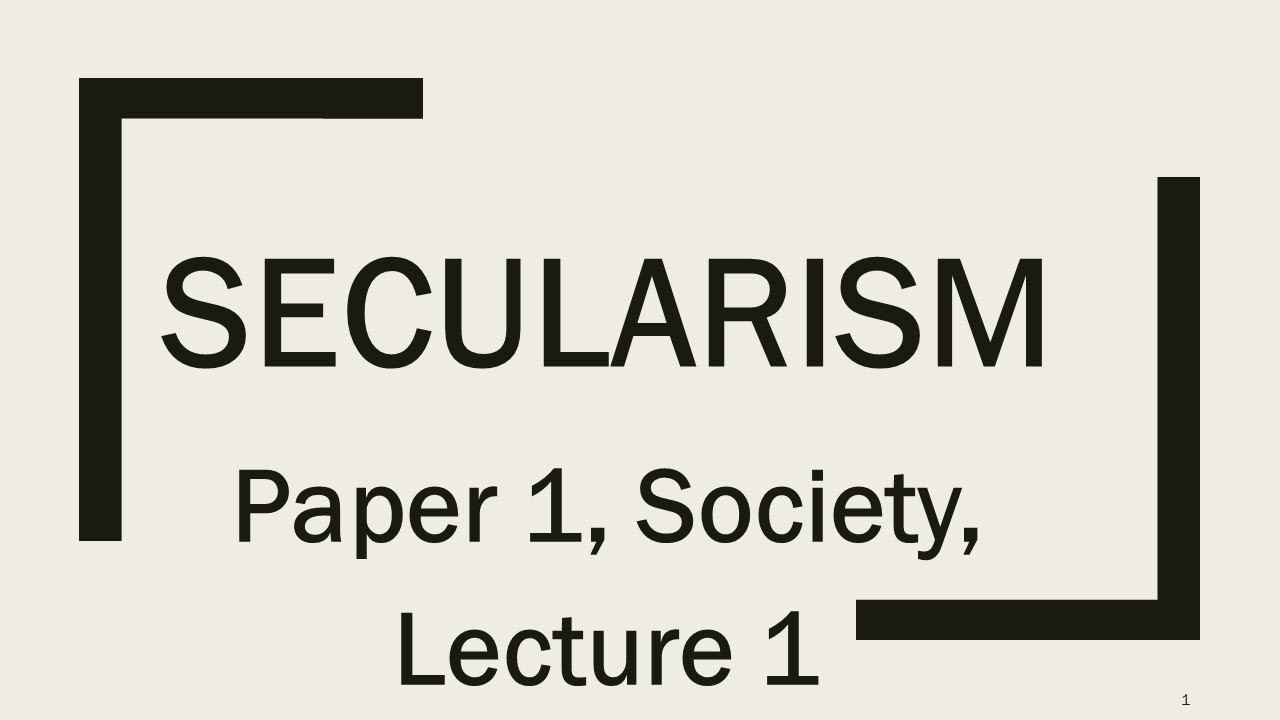 L 1, Secularism,Paper, Society topics for UPSC/IAS/CSE/PCS