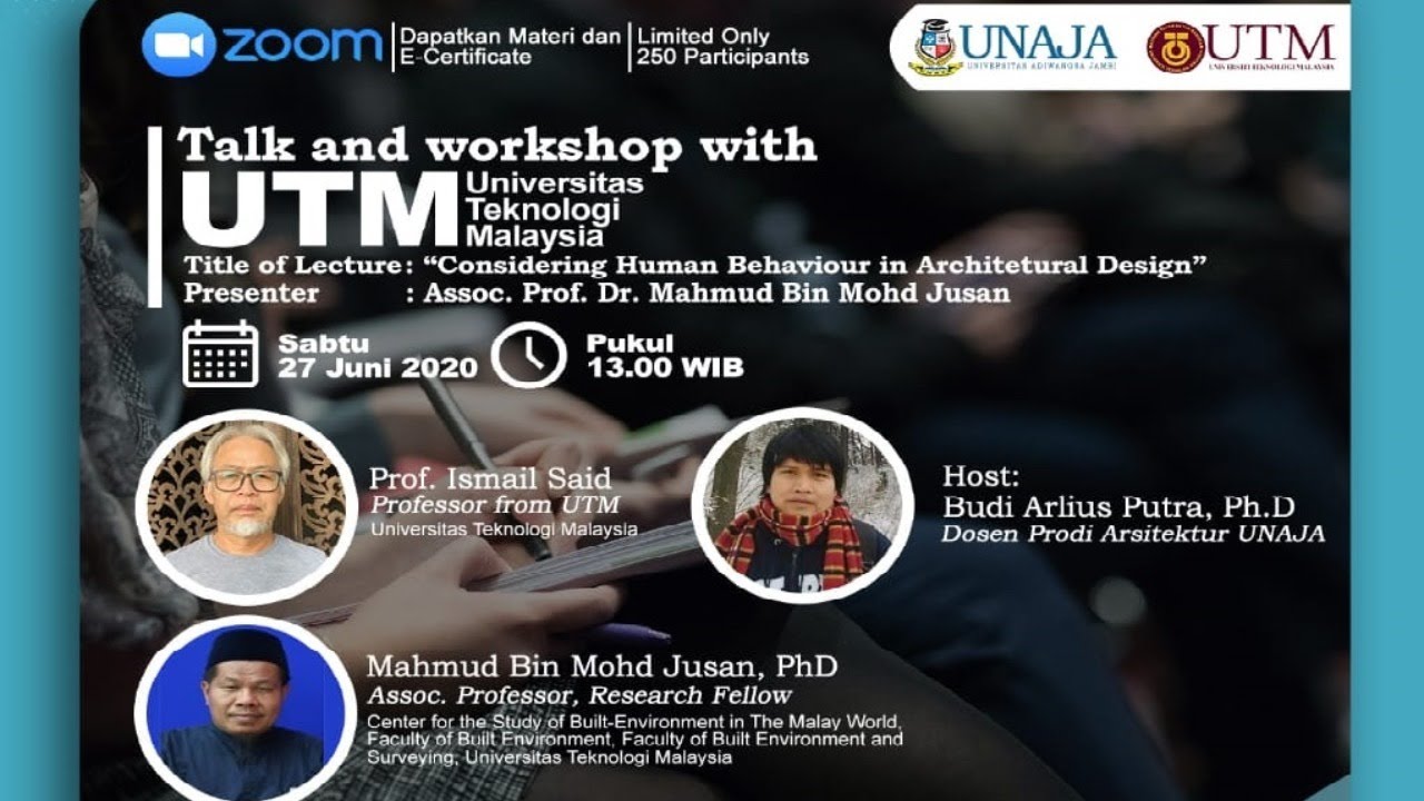 Talk and Workshop with Universitas Teknologi Malaysia