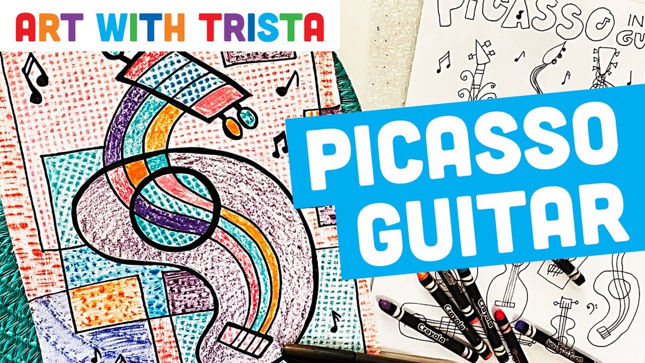 Picasso Inspired Abstract Guitars With Texture Art Lesson