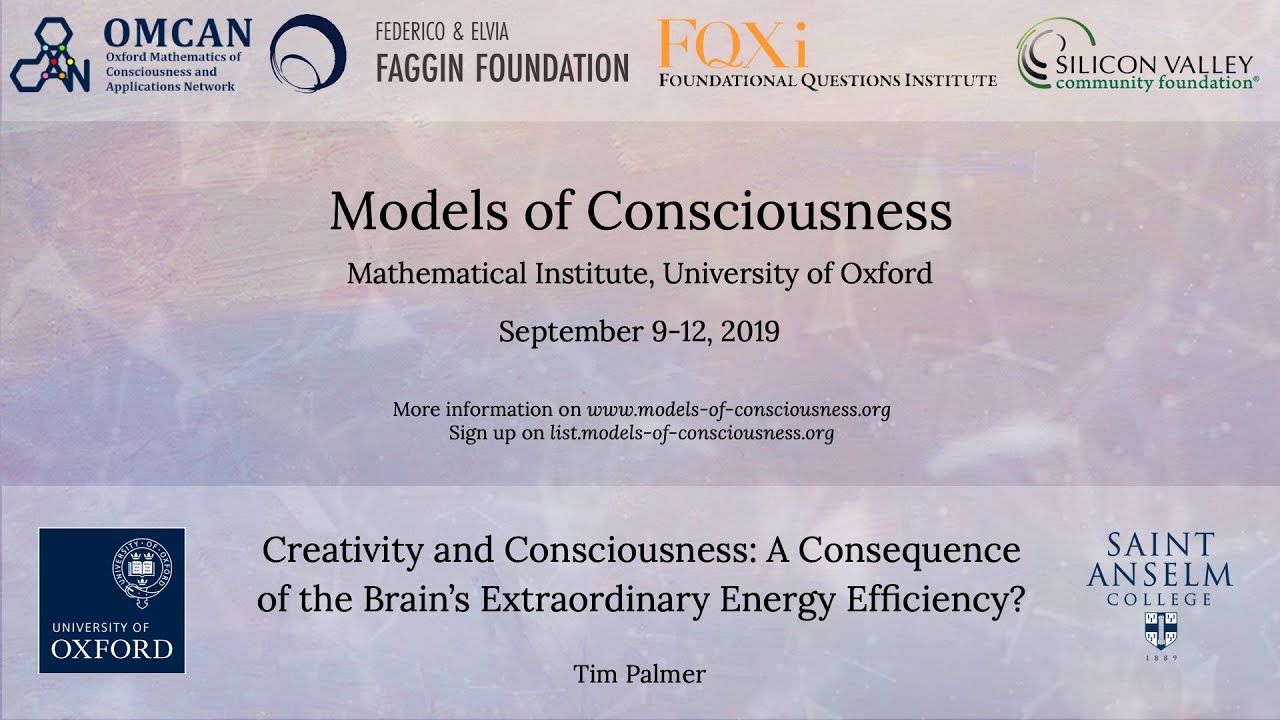 Tim Palmer – Creativity & Consciousness: A Consequence of the Brain’s… Energy Efficiency?