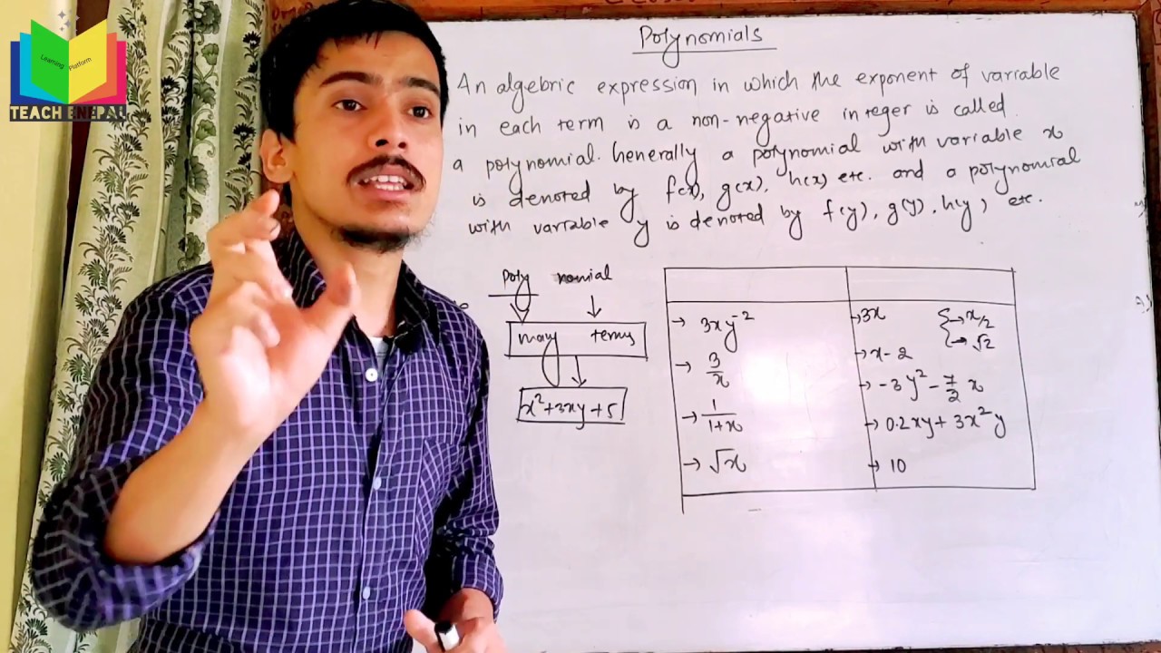 Polynomials | Basic concept and its Introduction | Part-1 | Optional maths online class